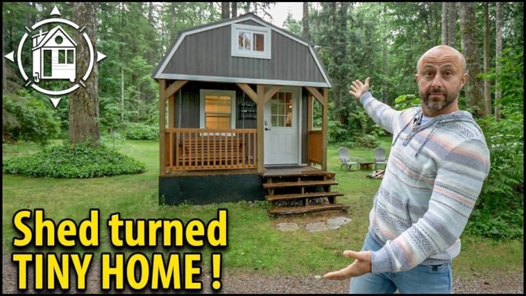 How to Turn a Storage Shed into a Tiny Home: Step-by-Step Guide ...